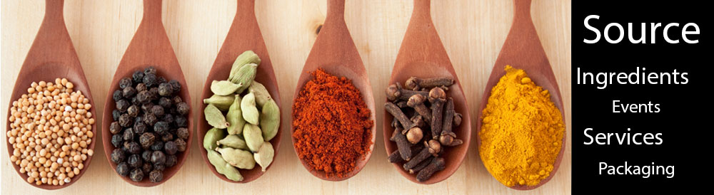 Source ingredients, services, events and packaging.